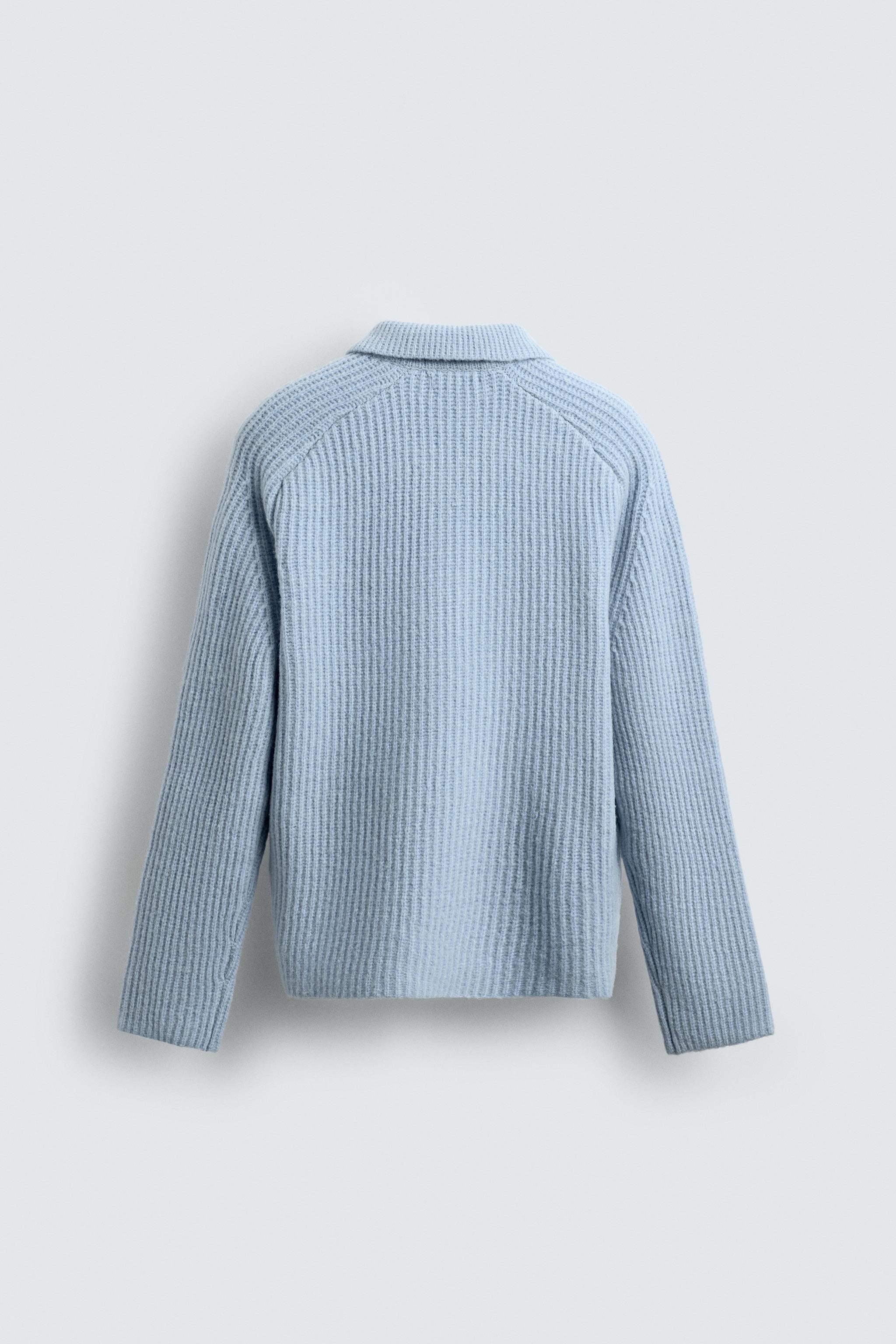 PEARL KNIT WOOL BLEND POLO SHIRT